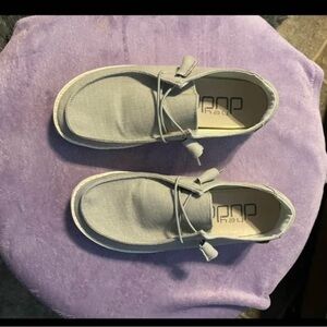 Hey Dude Gray Women's Flats